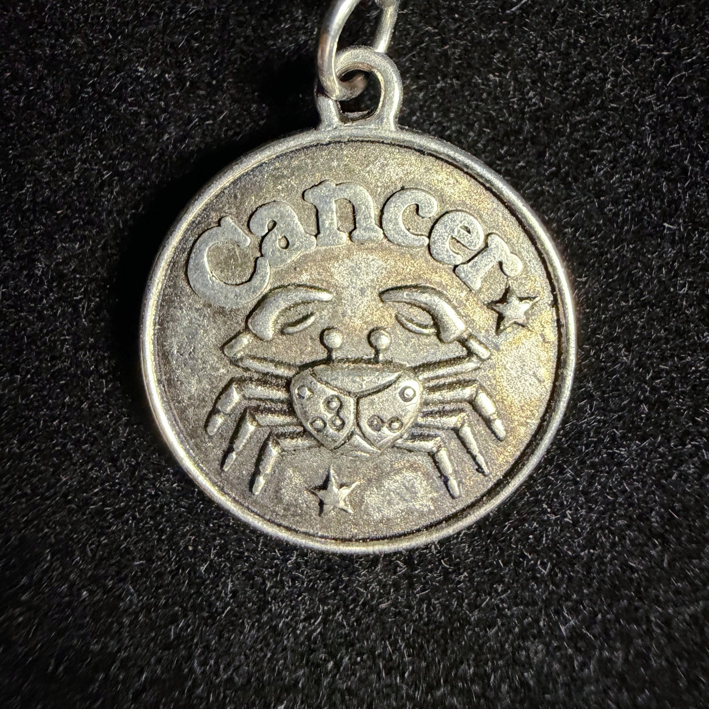 Cancer Zodiac Crystal Keychain – Selenite, Labradorite, Red Jasper – Natural Astrology Gift