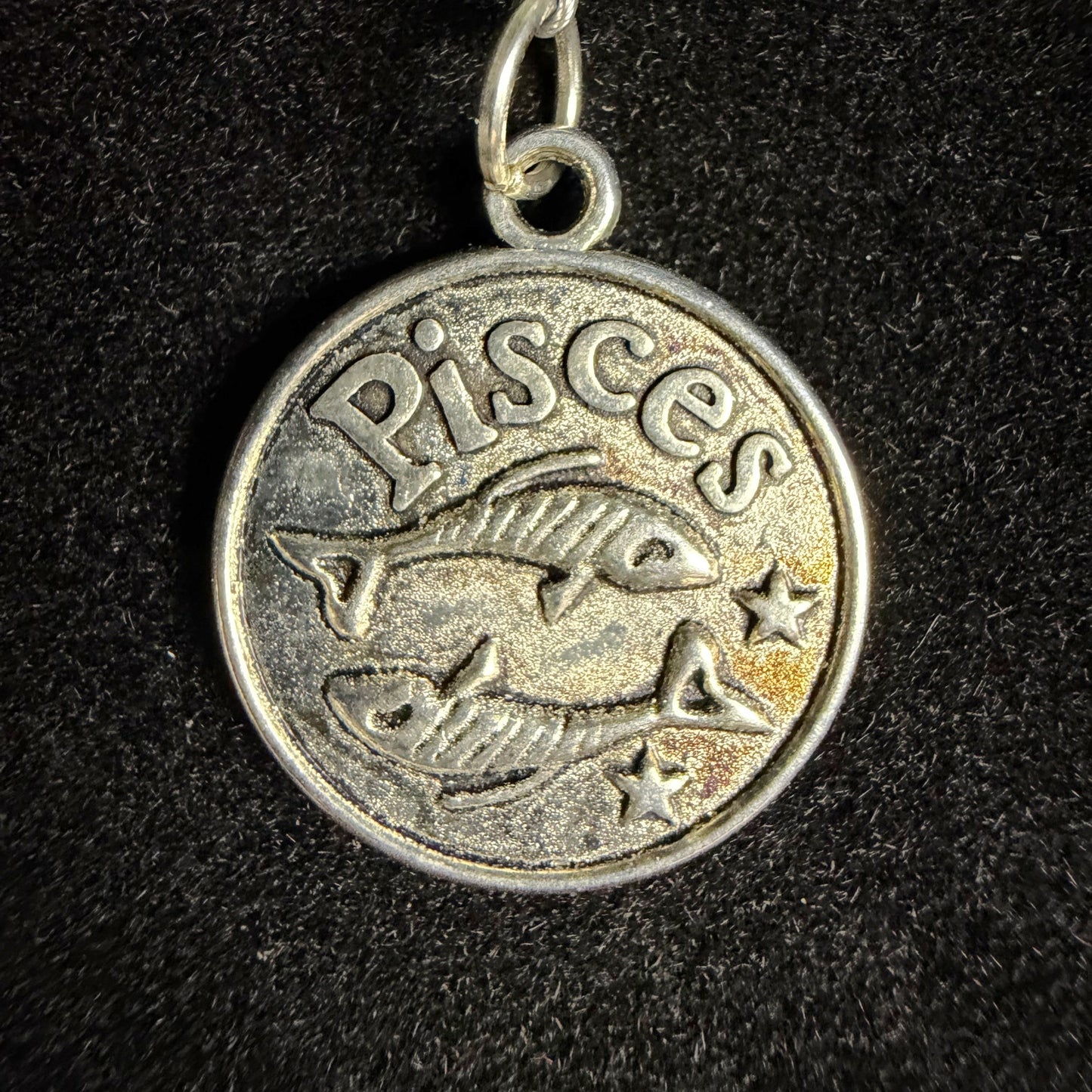 Pisces Zodiac Crystal Keychain – Clear Quartz Carnelian Chrysocolla – Natural Astrology Gift