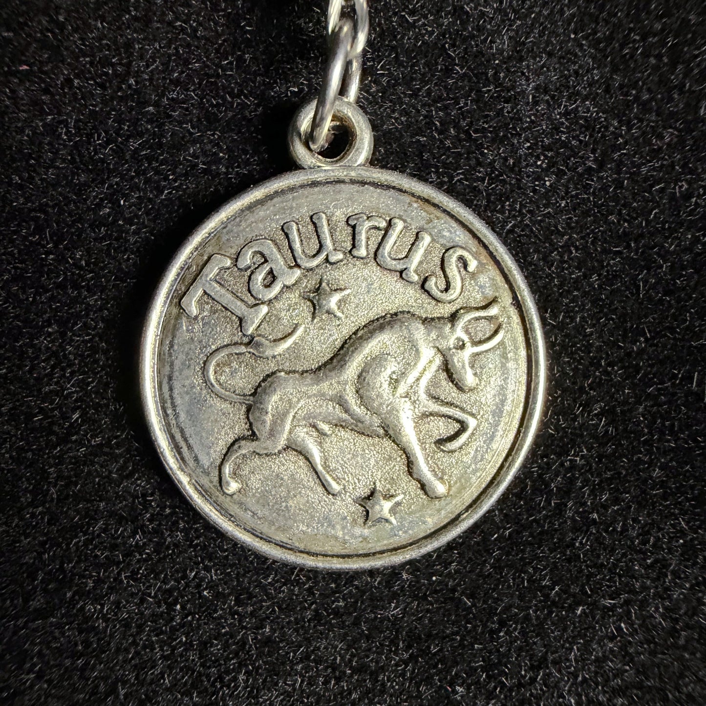 Taurus Zodiac Crystal Keychain – Amazonite, Selenite, Smoky Quartz – Handmade Astrology Gift